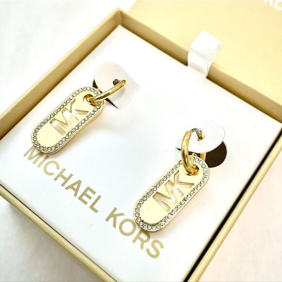 Michael Kors Tiger's Eye Empire Earrings - Picture 3 of 8